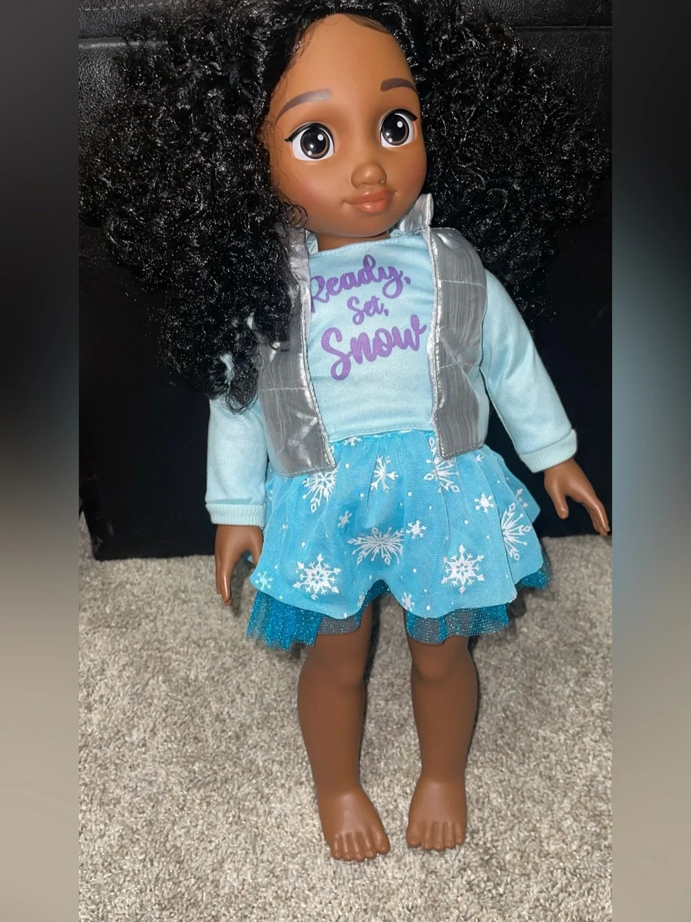 Disney Ily 4ever 18 inch doll brunette Elsa inspired